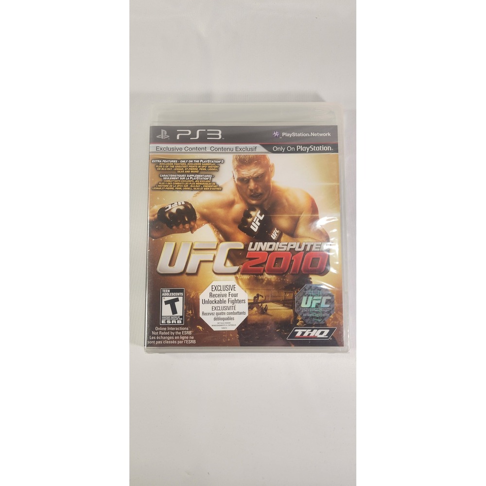 UFC Undisputed 2010 Sony PlayStation 3 PS3 New Sealed THQ MMA Fighting Game